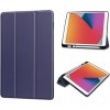 Solid Color Horizontal Deformation Flip Leather Case With Pen Slot TPU Case for iPad Mini 2021/Mini 6 Dark Blue