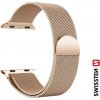 Swissten řemínek pro apple watch milánský tah 38 / 40 / 41 mm zlatý