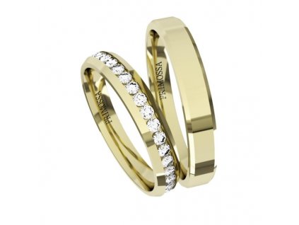 306 - snubní prsteny (Typ prstenu Pánský, Velikost (pánský) 76)