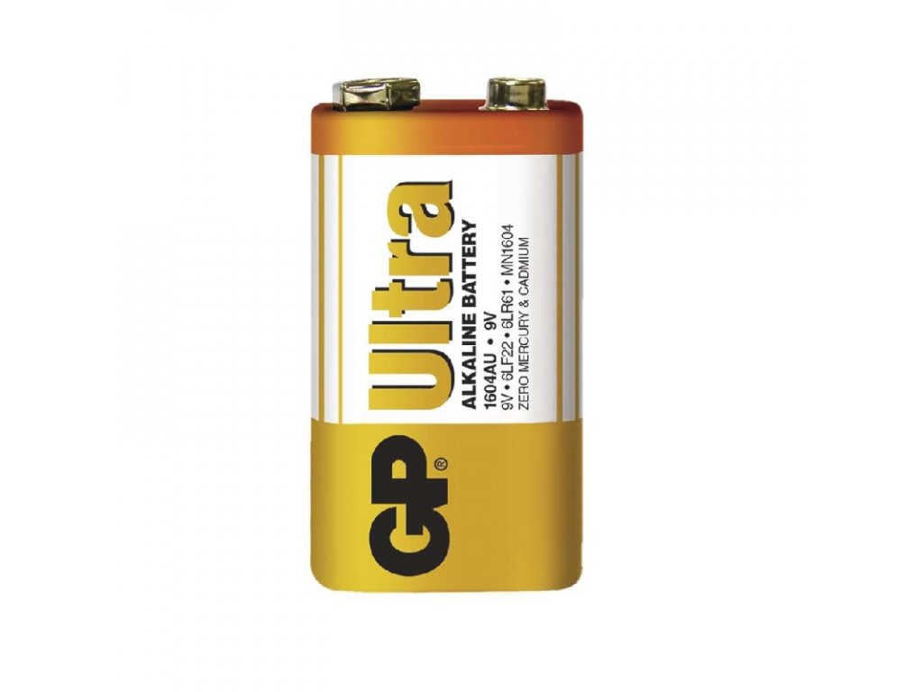 Batéria 1604U GP, 9V, ultraalkalická