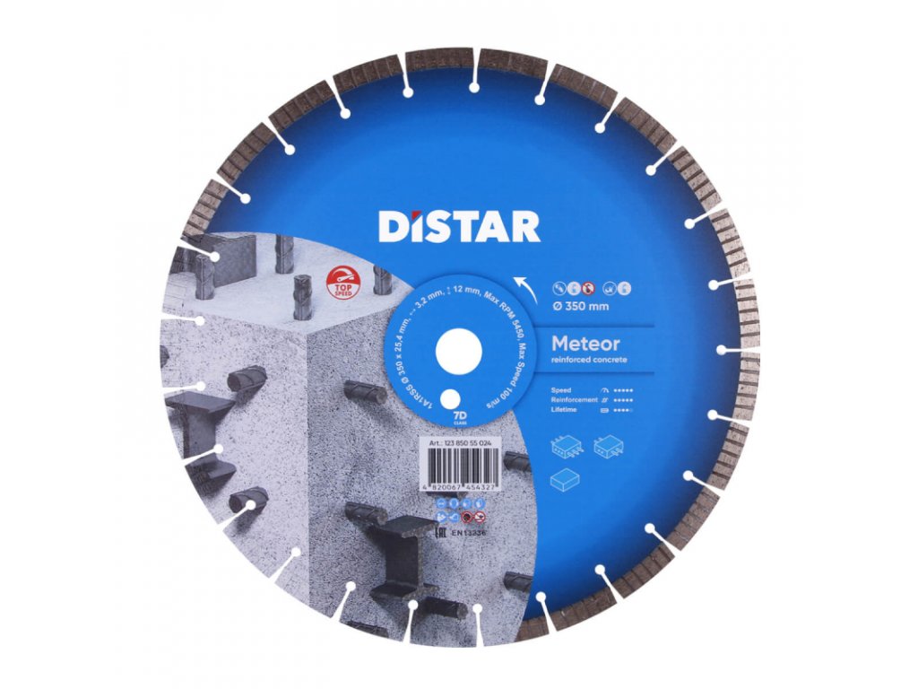 Diamantový rezný kotúč Distar 1A1RSS Meteor