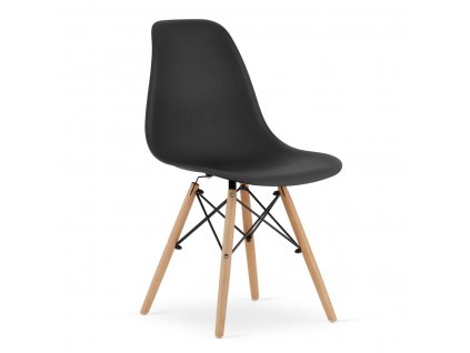 Jídelní židle černá Basic Skandinávský styl