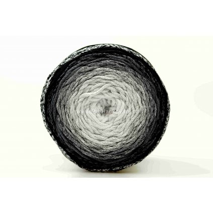 Chainy Cotton Cake ReTwisst 01 variace bílá, šedá, černá