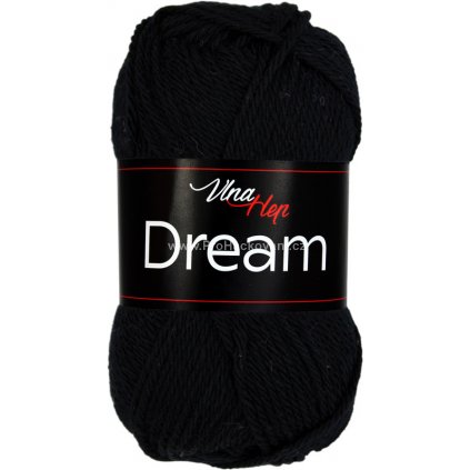 příze Dream 6001 černá