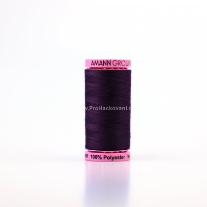 Polyesterová nit Amann Aspo 120, tmavě fialová 0016, 500 m