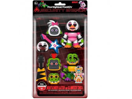 Funko Snaps! Five Night at Freddys Montgomery Gator and Glamrock Chica