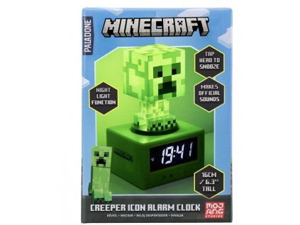Digitální budík Minecraft Creeper 16cm