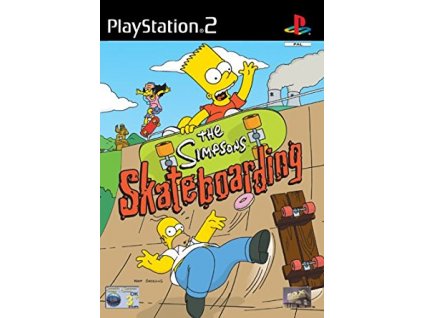 PS2 The Simpsons Skateboarding