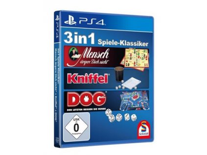PS4 3 in1 Dog the Takes the Hindmost Yatzi Ludo XXL
