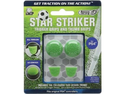 PS4 Trigger Treadz Star Striker Trigger Grips and Thumb Grips