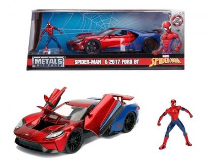 Auto Marvel Spider man 2017 Ford GT s figurkou Nové