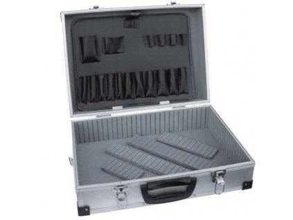 Hliníkový kufr na nářadí 460x325x150 stříbrný DEDRA N0001  + Dárek, servis bez starostí v hodnotě 300Kč