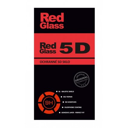 Tvrdené sklo RedGlass na Xiaomi Redmi 8 5D čierne