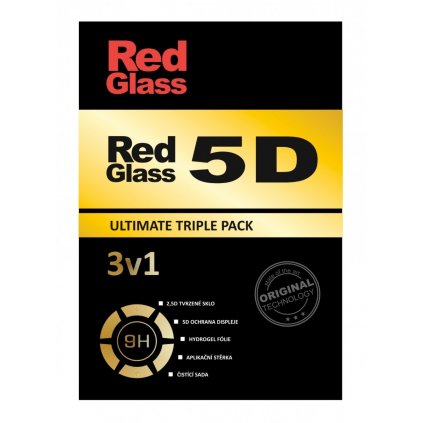 Set ochrany displeja RedGlass na Xiaomi Redmi 9A Triple Pack