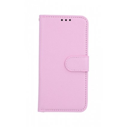 Flipové puzdro na Samsung M20 svetlo ružové s prackou