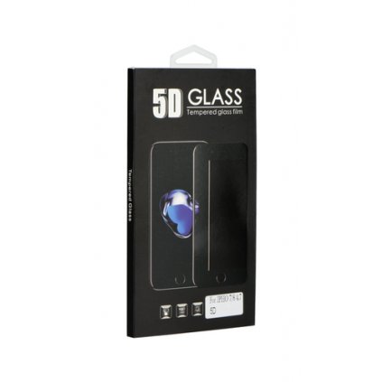 Tvrdené sklo BlackGlass na iPhone 6 / 6s 5D čierne
