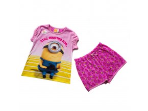 Dětské dívčí letní pyžamo Mimoni