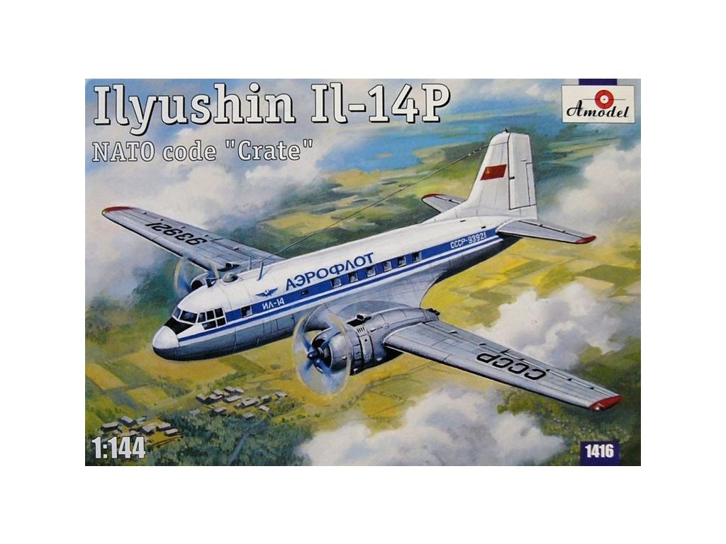 Ilyushin IL-14P Crate (Aeroflot) 1:144