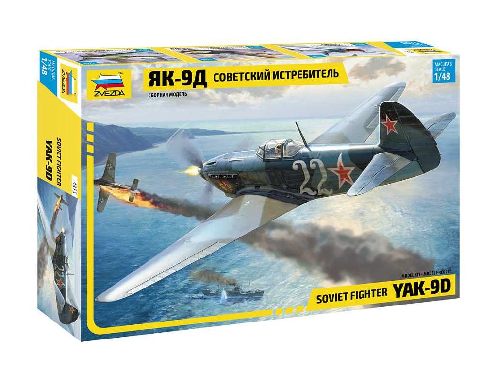 Model Kit letadlo 4815 YAK 9 Soviet fighter 1 48 a129284253 10374