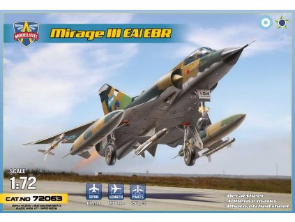 Mirage IIIEA/EBR (6 camo schemes) 1:72