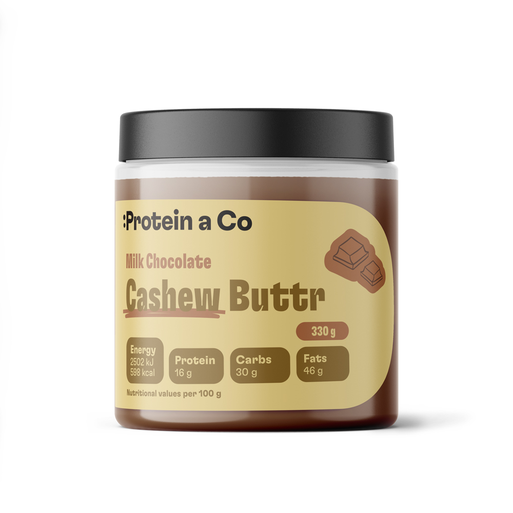 Protein & Co. Kešu krém s mléčnou čokoládou 330 g Obrázek