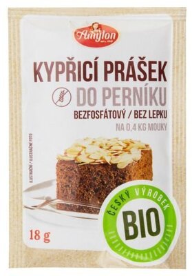 Amylon - Kypřící prášek do perníku bezlepkový BIO, 18 g *CZ-BIO-001 certifikát Obrázek