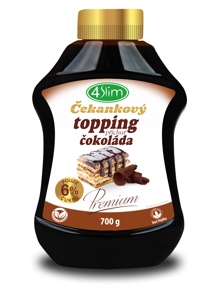 4Slim Čekankový topping čokoláda Váha: 330 g Obrázek