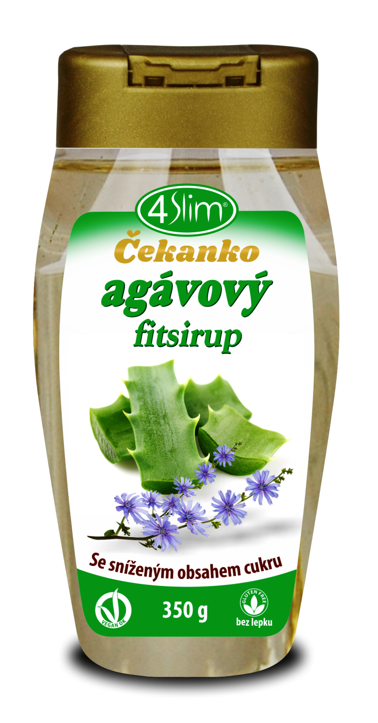 4Slim Čekanko agávový fitsirup 350g Obrázek