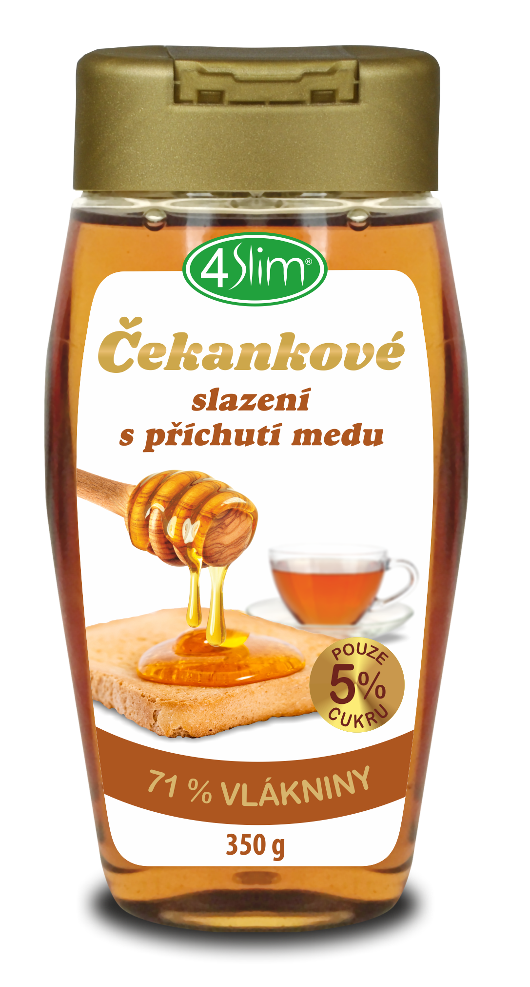 4Slim Čekankové slazení s příchutí medu Váha: 250 g Obrázek