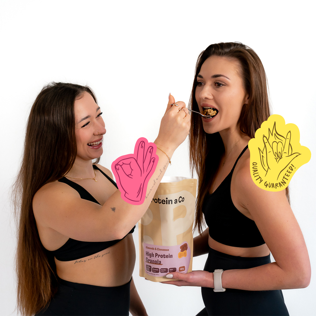 Protein & Co. Granola high protein – mandle a skorica 400 g Obrázek