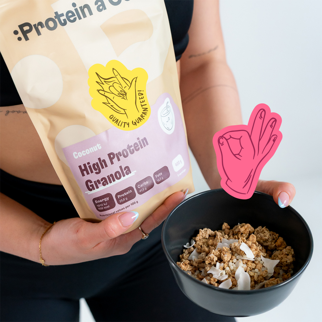 Protein & Co. Granola high protein – kokos 400 g Obrázek