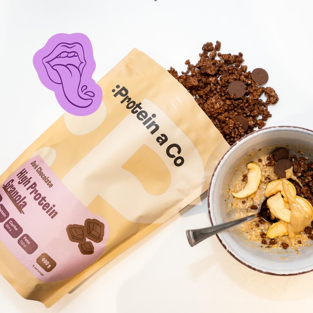 Protein & Co. Granola high protein – tmavá čokoláda 400 g Obrázek