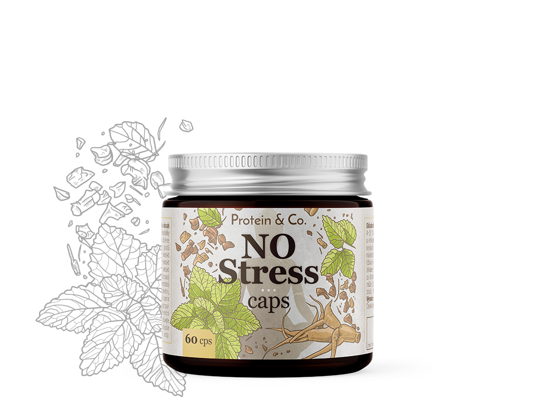 Protein & Co. NO Stress Caps Množství: 60 cps Obrázek