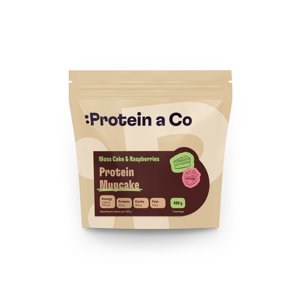 Protein & Co. Protein MugCake 490 g PRÍCHUŤ: Chocolate brownie Obrázek