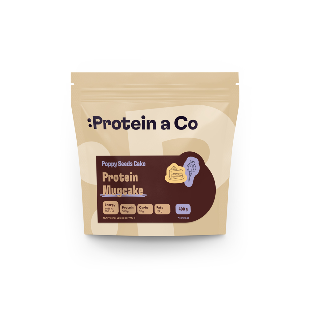 Protein & Co. Protein MugCake 490 g PRÍCHUŤ: Chocolate brownie Obrázek