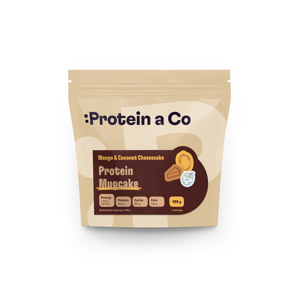 Protein & Co. Protein MugCake 490 g PRÍCHUŤ: Chocolate brownie Obrázek