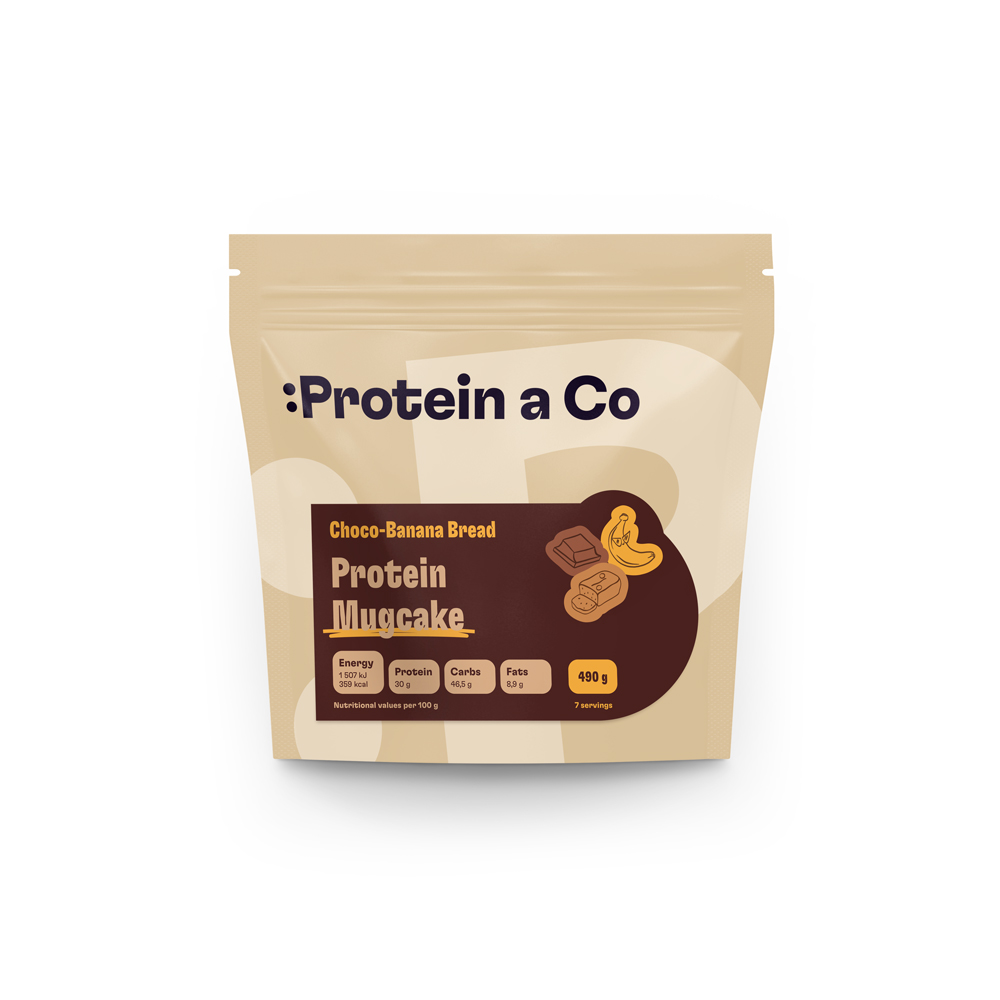 Protein & Co. Protein MugCake 490 g PRÍCHUŤ: Chocolate brownie Obrázek