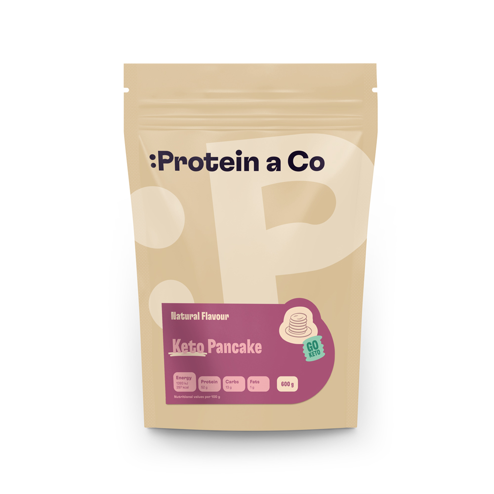 Protein & Co. Keto proteinové palačinky Váha: 600 g, Zvol příchuť: Natural Obrázek