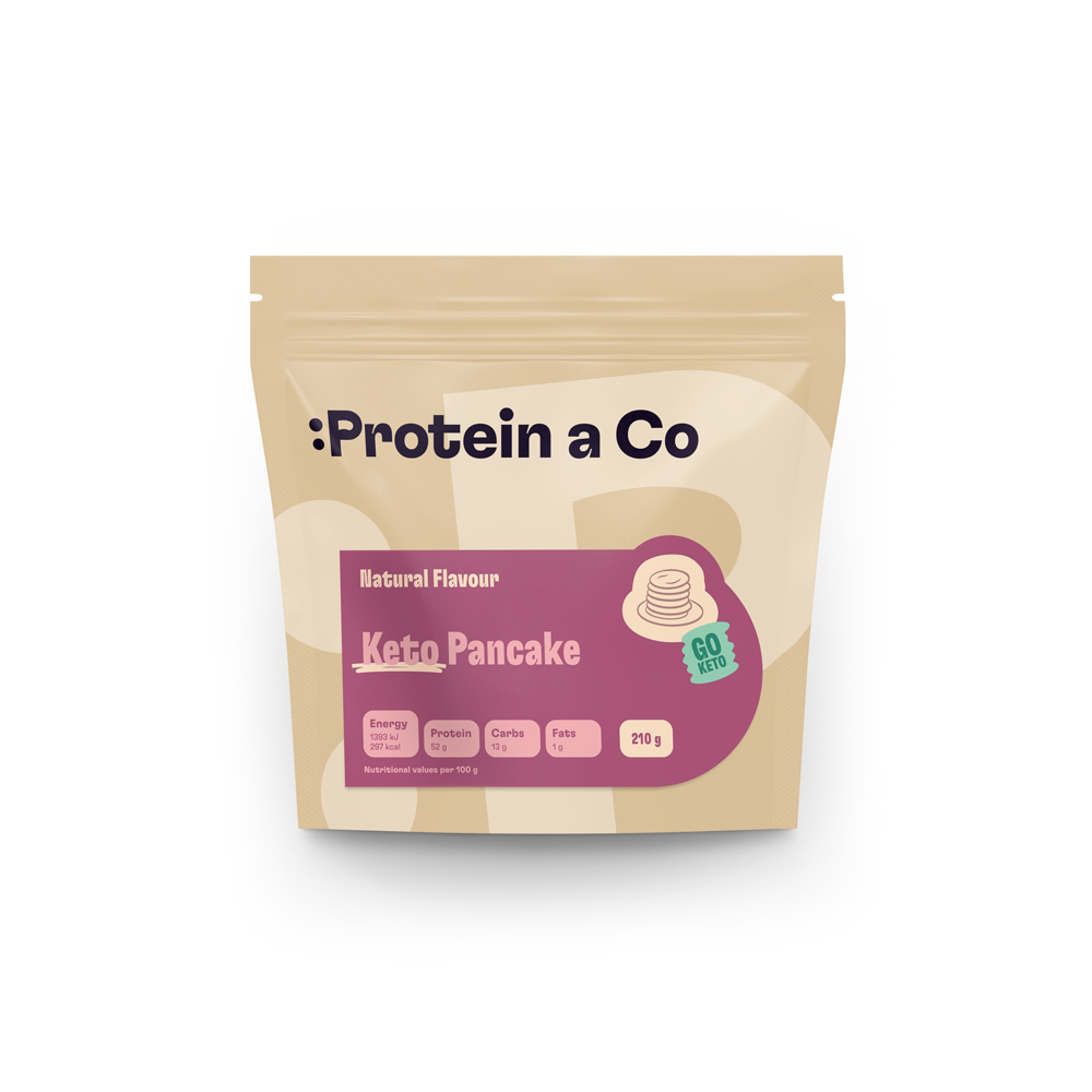 Protein & Co. Keto proteinové palačinky Váha: 600 g, Zvol příchuť: Natural Obrázek