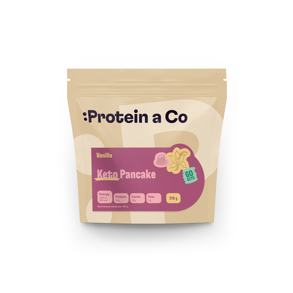 Protein & Co. Keto proteinové palačinky Váha: 600 g, Zvol příchuť: Natural Obrázek