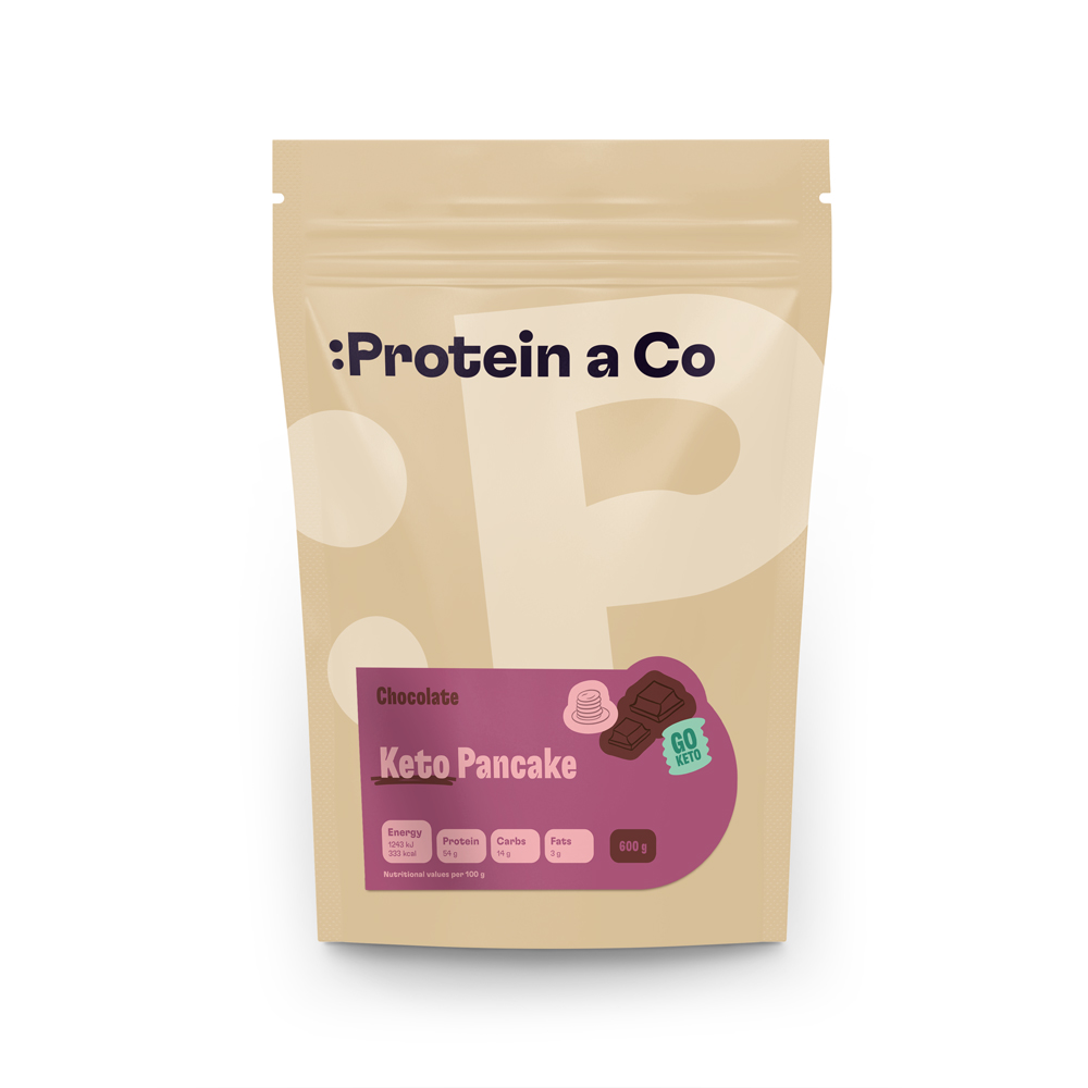 Protein & Co. Keto proteinové palačinky Váha: 600 g, Zvol příchuť: Natural Obrázek
