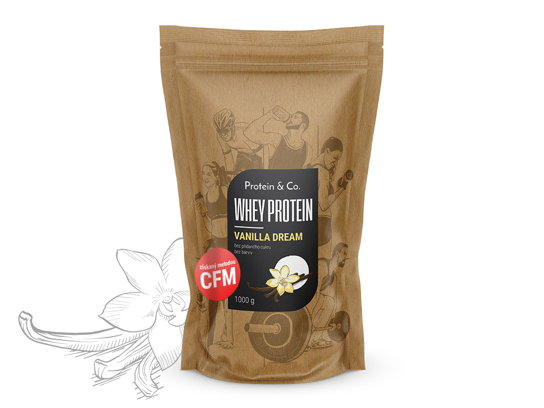 Protein&Co. WHEY PROTEIN 80 1000 g Zvol příchuť: Pistachio dessert Obrázek