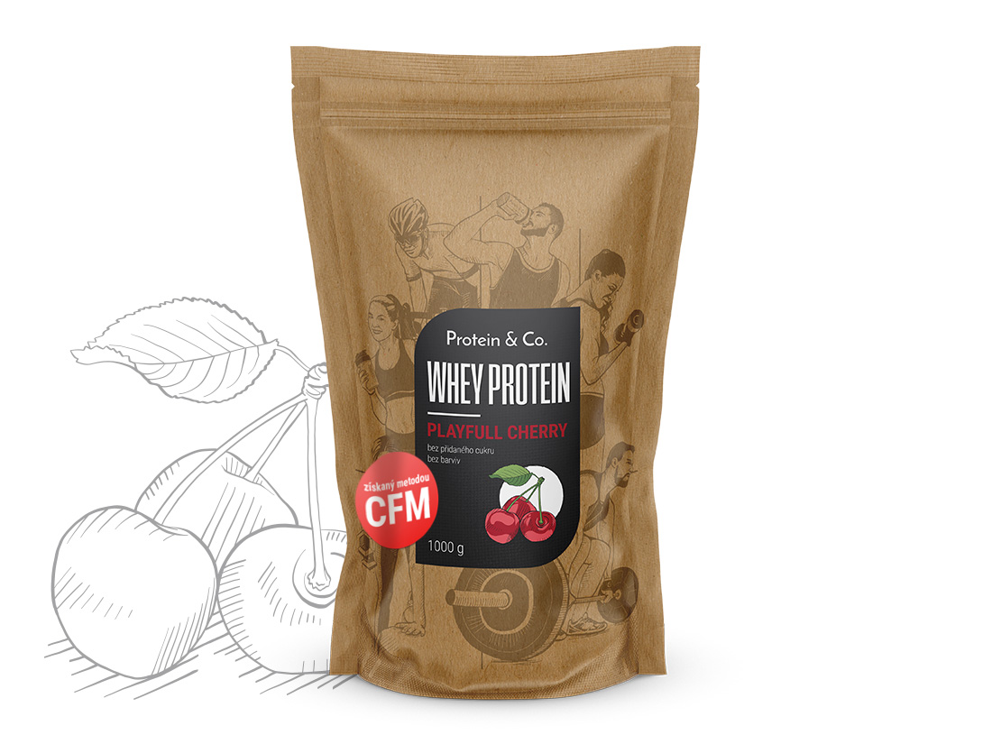 Protein&Co. WHEY PROTEIN 80 1000 g Zvol příchuť: Pistachio dessert Obrázek