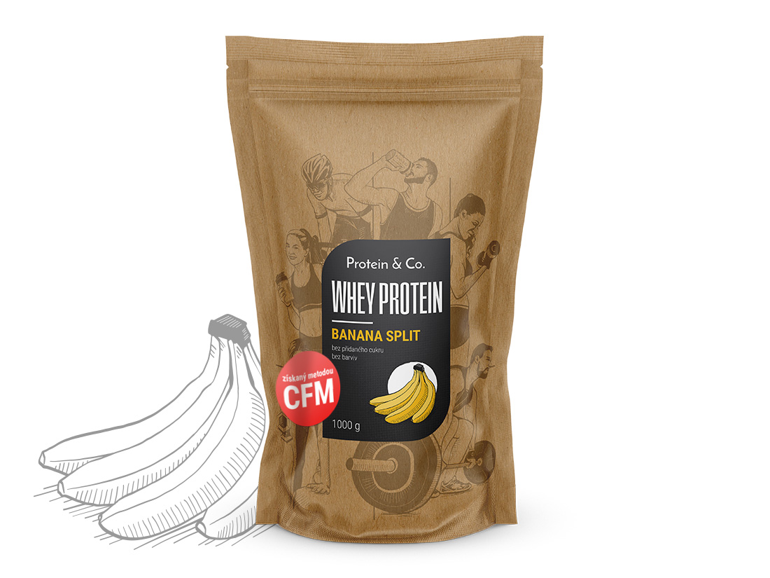 Protein&Co. WHEY PROTEIN 80 1000 g Zvol příchuť: Pistachio dessert Obrázek