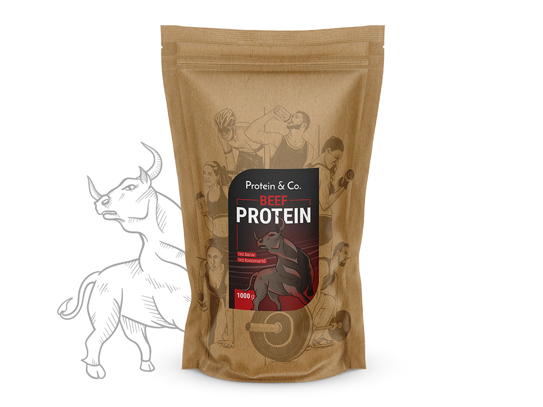 Protein & Co. BEEF Protein natural - 1 kg Obrázek