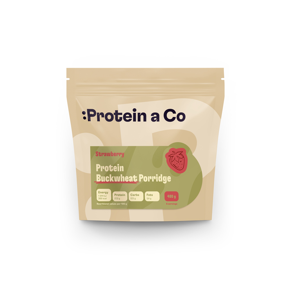Protein & Co. Proteínové pohánkové kaše 480 g – 4 příchutě PRÍCHUŤ: Čokoláda Obrázek