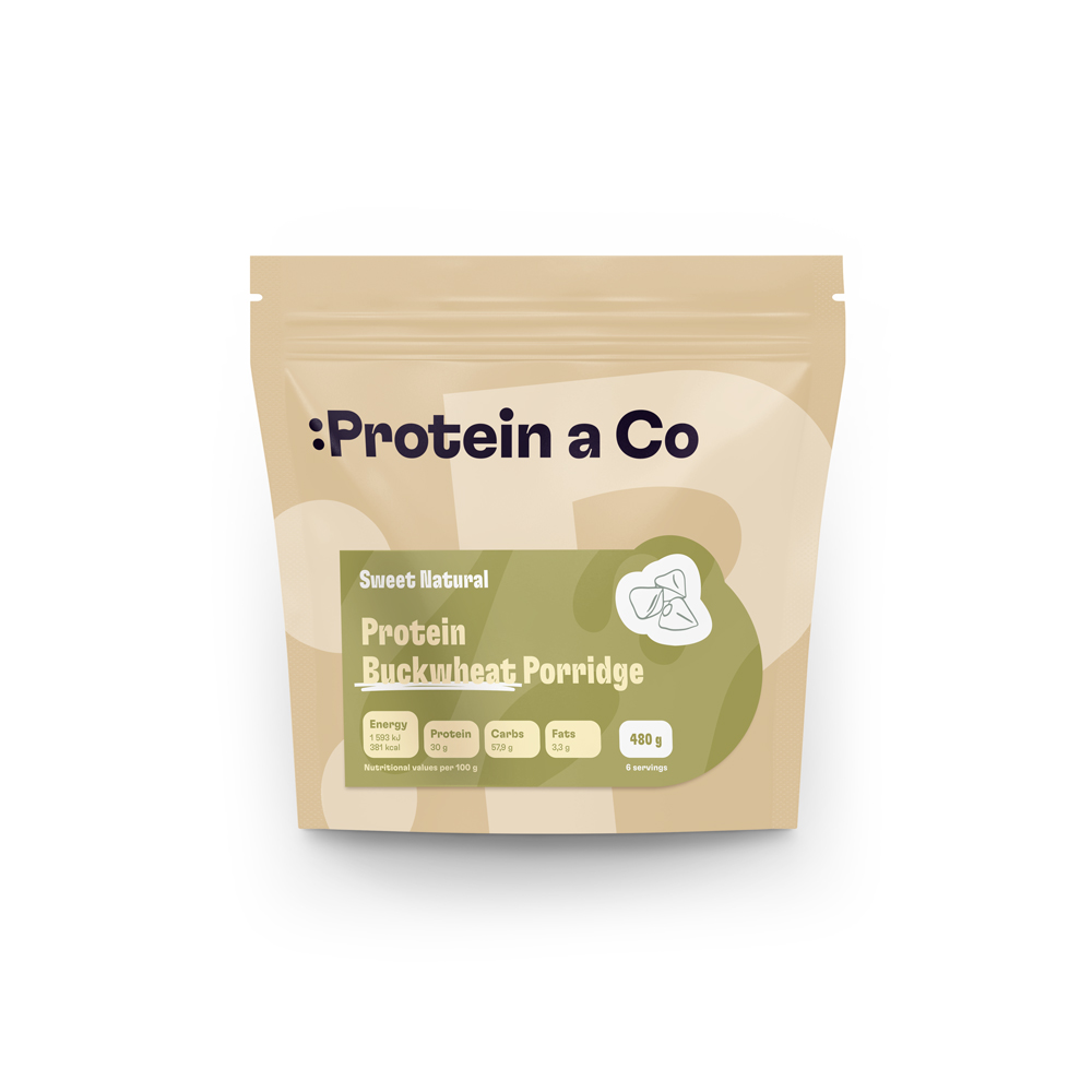 Protein & Co. Proteínové pohánkové kaše 480 g – 4 příchutě PRÍCHUŤ: Čokoláda Obrázek