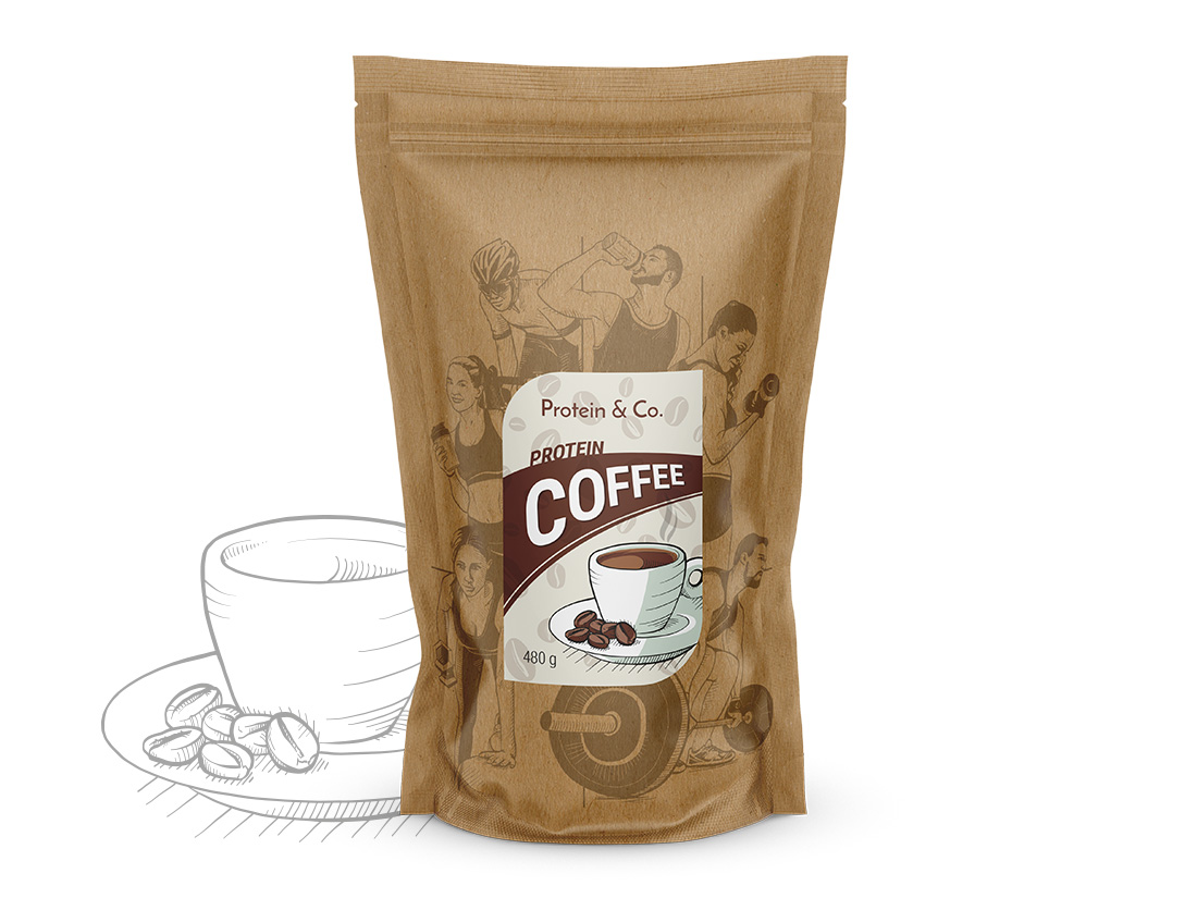 Protein&Co. Protein Coffee 480 g Obrázek