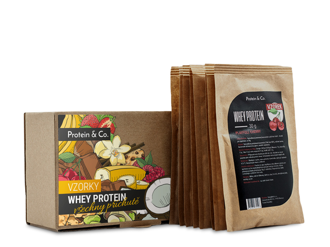 Protein&Co. CFM whey protein 80 - 9x30g Obrázek