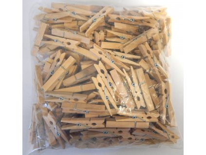 8S35NA 20KS, Dřevěné kolíčky, přírodní, 3,5 cm, balení cca 20ks
